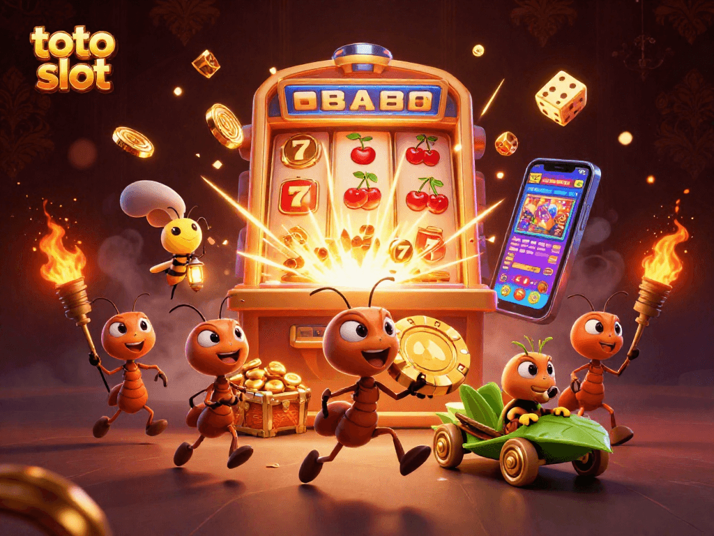 Menangkan jackpot di toto slot dengan tim semut 3D yang menyerbu kasino!