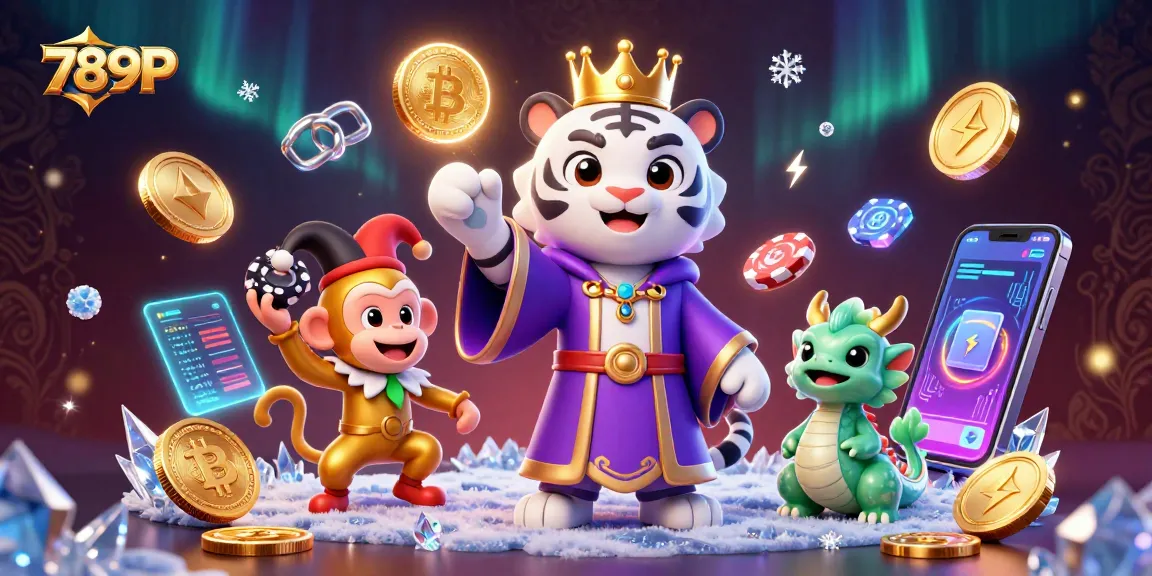 Experience exhilarating gaming at 789P with a vibrant 3D illustration showcasing excitement and rich rewards.