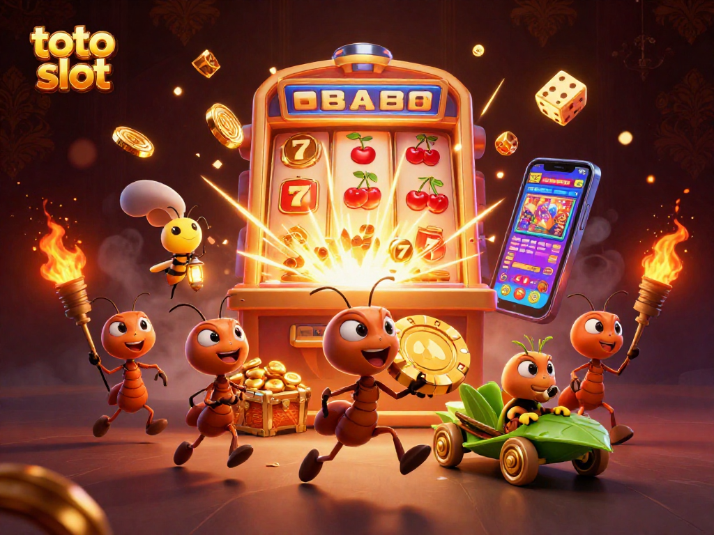 Menangkan jackpot di toto slot dengan tim semut 3D yang menyerbu kasino!