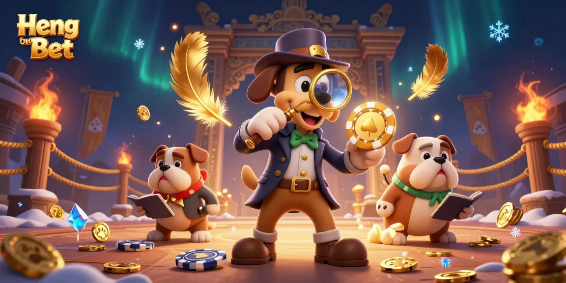 Engage in thrilling action at Heng Ong Bet with a detective uncovering poker clues amidst casino elements.