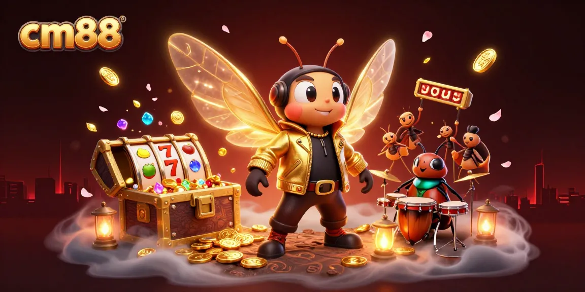 Spin the slots with cm88's vibrant 3D casino scene full of energy and excitement.