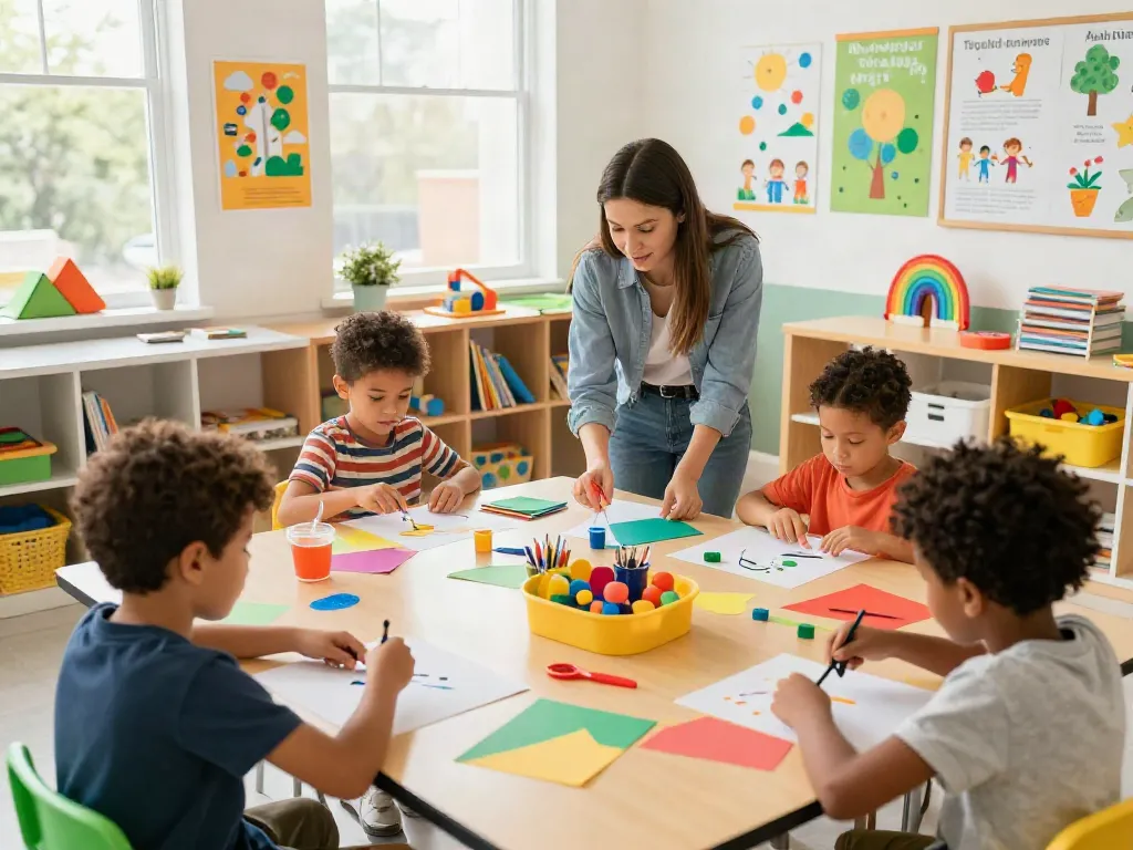 RUSUNTOTO, situs pendidikan anak dengan pengalaman belajar kreatif di ruang kelas yang ceria.