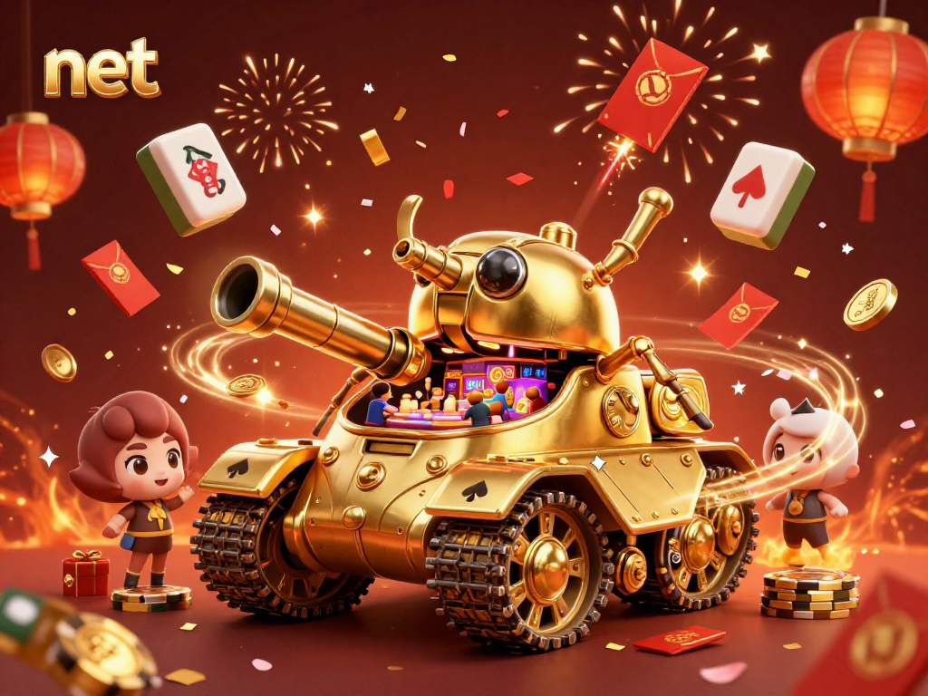 Bet on wins at the miniature casino inside the golden beetle tank in an exciting net gaming scene.