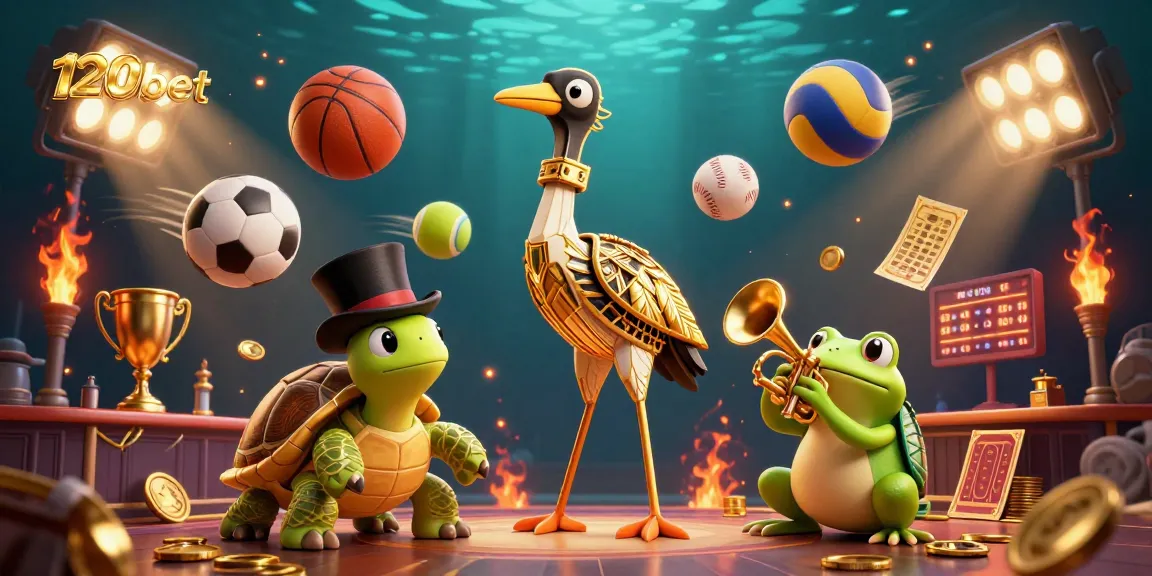 Experience thrilling moments with 120bet in this vibrant gambling scene featuring dynamic characters and game elements.