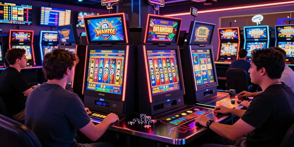 Exciting slot7000 gaming experience with players enjoying colorful slot machines in a vibrant digital casino atmosphere.