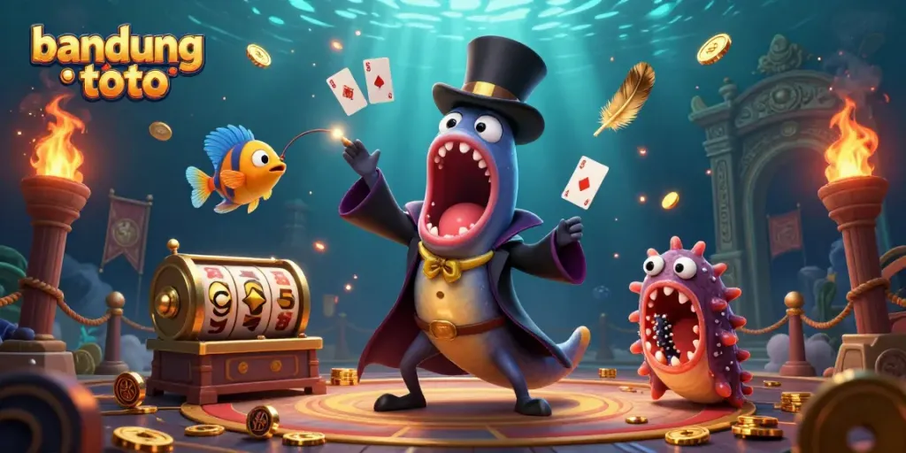 Engage with bandung toto betting as a magical deep-sea adventure unfolds featuring unique casino characters.
