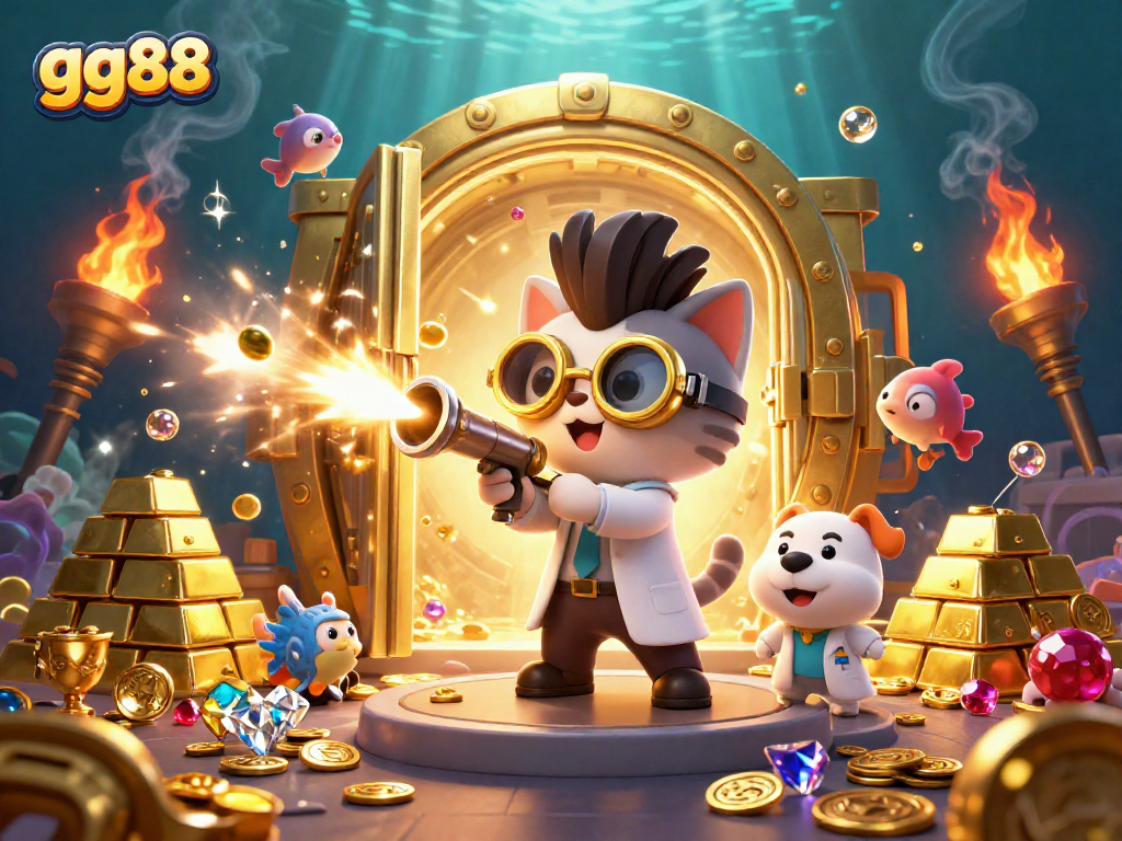 Win big at gg88 with an exhilarating underwater fish shooting game featuring 3D characters and treasure
