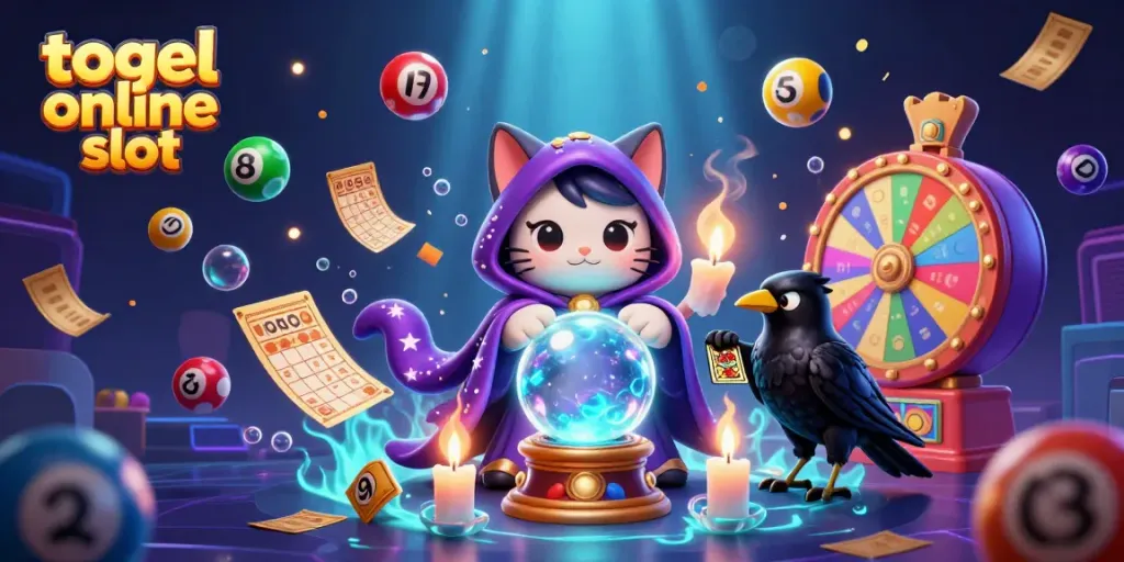 Memenangkan permainan togel online slot dengan suasana mistis dan penuh warna.