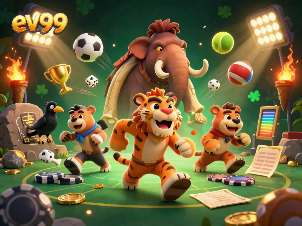 Experience thrilling gameplay at EV99 with engaging casino action and vibrant characters.