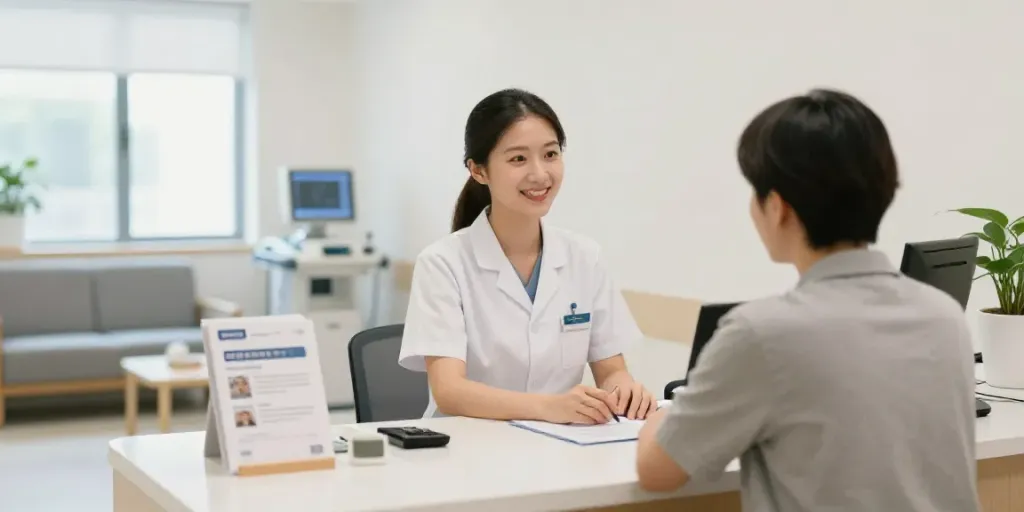 Wolfsburg mitbringen sollten: Empfangsbereich im Diagnostikzentrum mit freundlichem Personal.