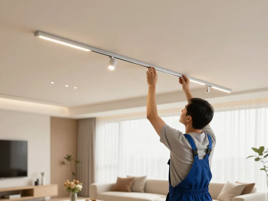Iluminat cu sina magnetică încastrată de la furnizori locali de servicii de calitate.