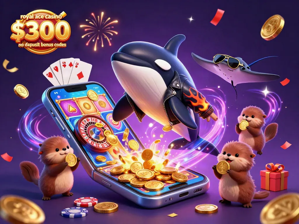 Engage with royal ace casino $300 no deposit bonus codes for thrilling gameplay with orca and otters.
