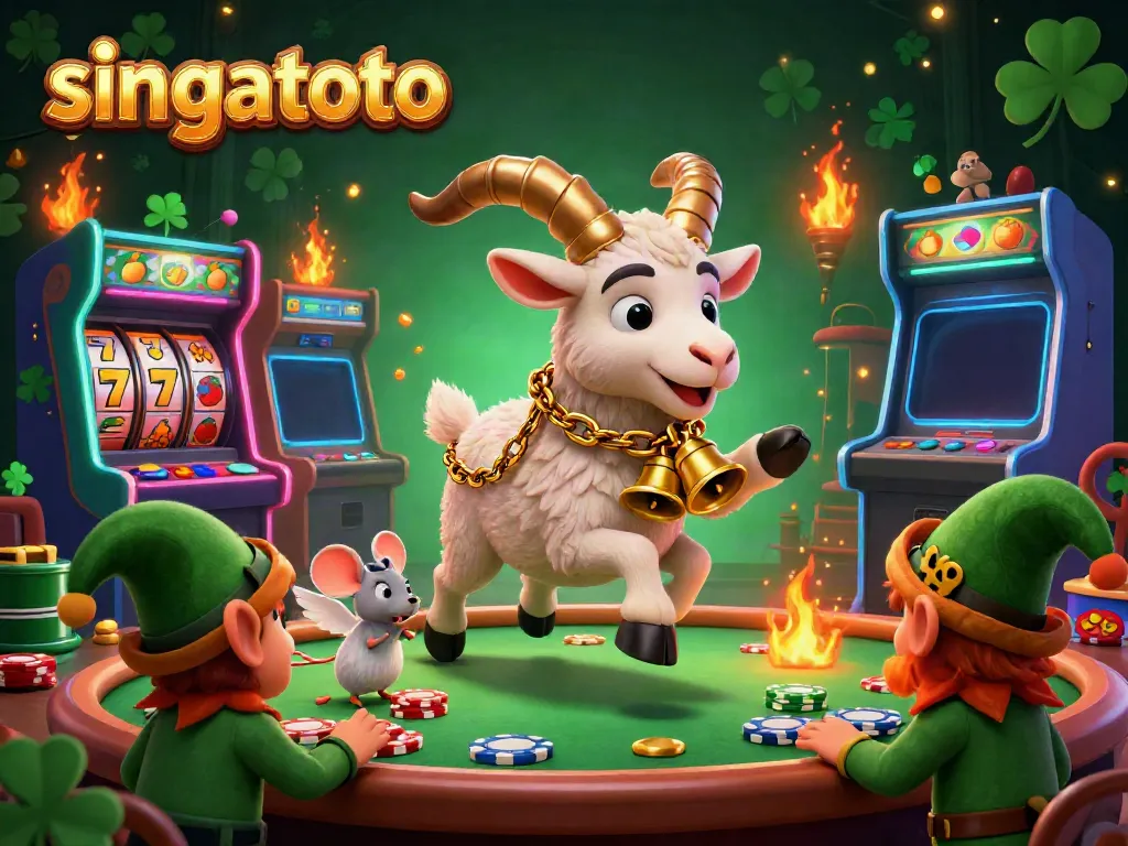 Experience thrilling gameplay at singatoto as Krampus oversees a festive casino heist.