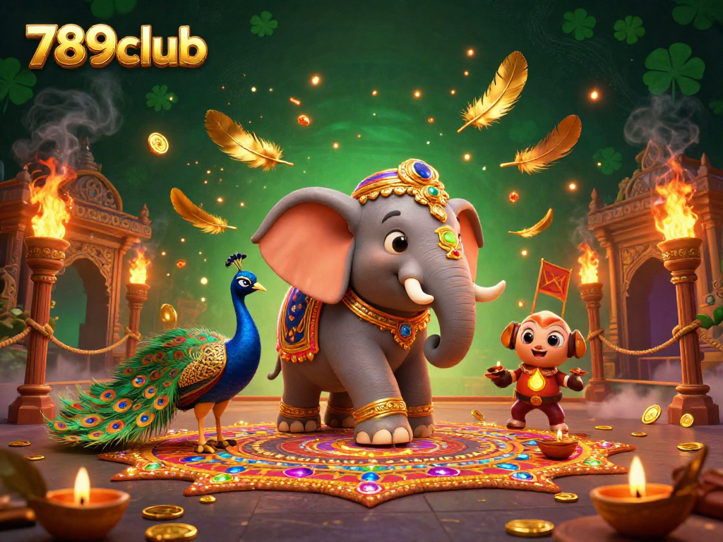 Engaging players at 789club with festive 3D casino illustration featuring games and vibrant elements.